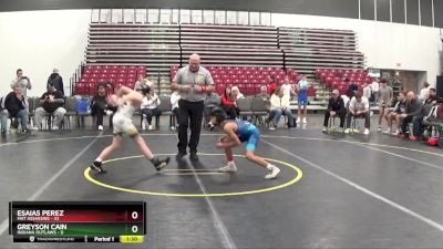 85 lbs Quarterfinals (8 Team) - Esaias Perez, Mat Assassins vs Greyson Cain, Indiana Outlaws