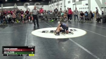 80 lbs Round 3 (8 Team) - RYKER LEONARD, West Shore Wrestling Club vs Bryce Fiore, Minions Green (GA)