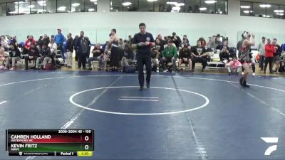 135 lbs Cons. Semi - Kevin Fritz, NBWC vs Camren Holland, Waterford WC
