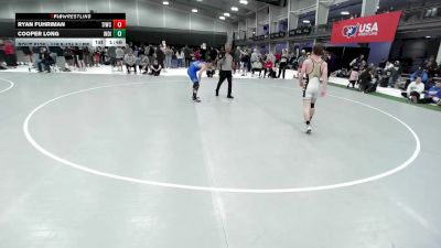 119.5-124.5 lbs Champ. Round 2 - Cooper Long, Indiana vs Ryan Fuhriman, Team Idaho Wrestling Club