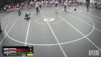 5A 126 lbs Semifinal - Aiden Eubanks, Fort Mill vs Caleb Herring, Summerville