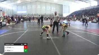 62 lbs Quarterfinal - John Griego, NM GOLD vs Carson Miles, Grindhouse Wrestling Club