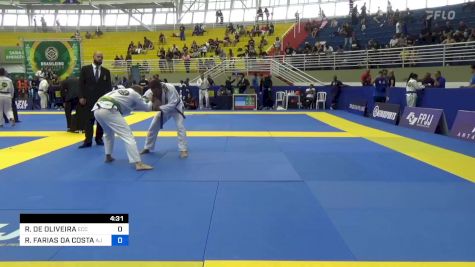 RICARDO DE OLIVEIRA vs RENATO FARIAS DA COSTA 2023 Brasileiro Jiu-Jitsu IBJJF