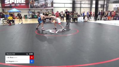 70 kg Round Of 64 - Ayson Rice, Boone RTC vs Benny Rogers, Spartan Combat RTC/ TMWC