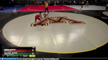 113 lbs Champ. Round 2 - Aiden Mincey, Eden Prairie vs Michael Olson, Albert Lea Area