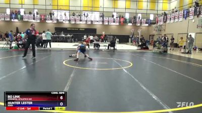 92 lbs Cons. Semi - Bo Link, Immortal Athletics WC vs Hunter Lester, Iowa