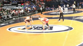 1A 132 lbs Quarterfinal - Wyatt Franckowiak, Richmond (R.-Burton) vs Max Philpot, Vandalia