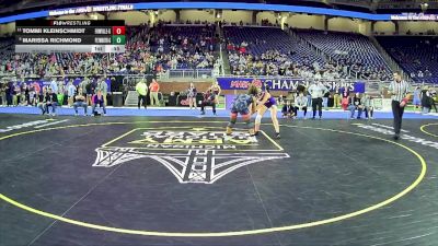 Girls-155 lbs Cons. Round 2 - Tommi Kleinschmidt, Fowlerville Hs Girls vs Marissa Richmond, Plymouth Hs Girls