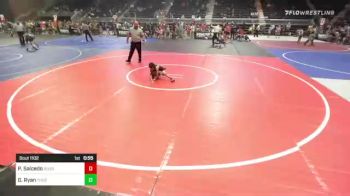 46 lbs Round Of 16 - Presley Salcedo, Rough House vs Gabe Ryan, Thermopolis WC