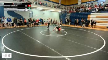 105 lbs. Cons. Round 2 - Prudence Snider, Althoff Catholic vs Brooke Wideman, St. Clair