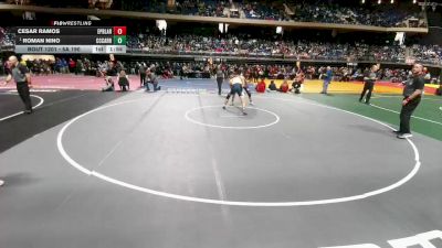 5A 190 lbs Quarterfinal - Roman Nino, Corpus Christi Carroll vs Cesar Ramos, El Paso Bel Air