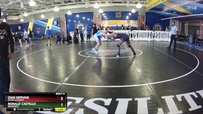 150 White Cons. Round 2 - Ronald Castillo, Braddock vs Zian Gervais, Glynn Academy