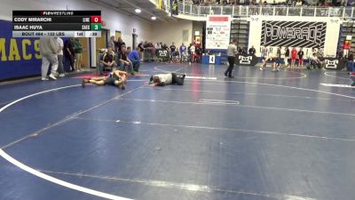 133 lbs Consy 2 - Cody Mirarchi, Line Mountain vs Isaac Huya, Saegertown