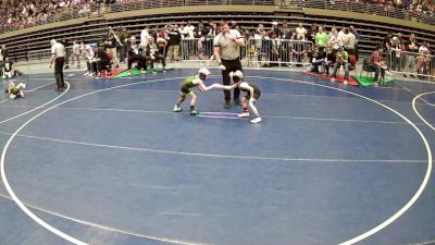 45 lbs 1st Place Match - Kolt Van Orden, Shootbox vs Dawson McMahon, Shootbox