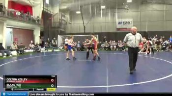 120 lbs Quarterfinals (8 Team) - Blake Fox, Iowa Black vs Colton Kelley, Nebraska Silver