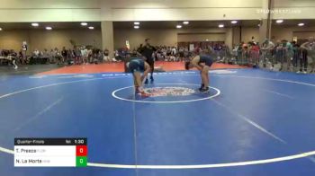 126 lbs Quarterfinal - Tristan Preece, Florida vs Nicholas La Morte, New York