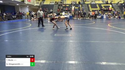 114 lbs Consy 6 - Tyler Boyle, Hickory vs Nathan Klingensmith, Norwin