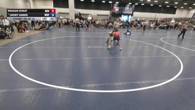 90 lbs Champ. Rd Of 16 - Reagan Dukat, Nebraska vs Avery Haber, Wyoming Seminary College Preparatory High School Wrestling