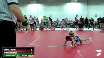 44 lbs Round 7 (8 Team) - Carlo Crespo, Revolution Elite vs Kamden Foster, U2 Upstate Uprising Blue