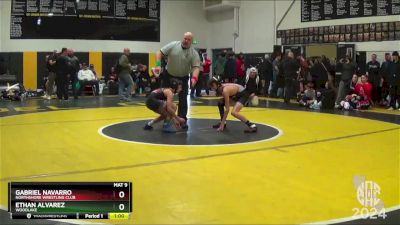 76 lbs Cons. Round 1 - Gabriel Navarro, Northshore Wrestling Club vs Ethan Alvarez, Woodlake