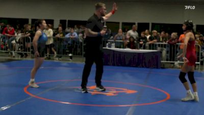 95 lbs Semifinal - Justice Gutierrez, CO vs Francesca Gusfa, NJ