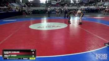 6A 106 lbs Cons. Round 2 - Mikale Unger, Athens vs Karlise Hubbard, Oxford