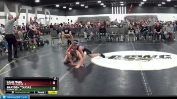 95 lbs Round 2 (8 Team) - Brayden Tougas, Olympia (NY) vs Cash Mays, Elite Ath Club WE