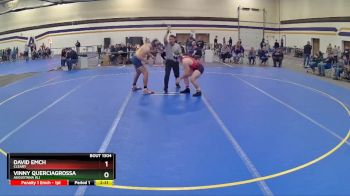 174 lbs Cons. Round 4 - David Emch, Cleary vs Vinny Querciagrossa, Augustana (IL)