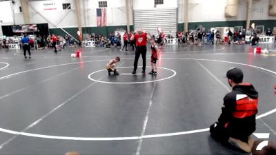 58 lbs Cons. Round 3 - Coleman Lewis, Bennett Wrestling Club vs Wyatt Callaway, 2TG