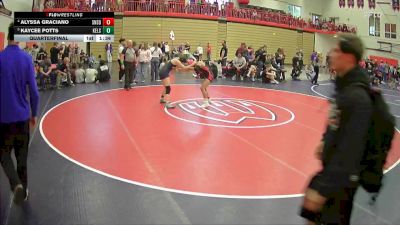 130 lbs Quarterfinal - Kaycee Potts, Kelso vs Alyssa Graciano, Sunnyside