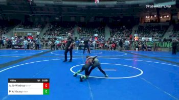 49 lbs Semifinal - Amir Newman-Winfrey, Hammer Time vs Parker Anthony, Team Punisher (TX)