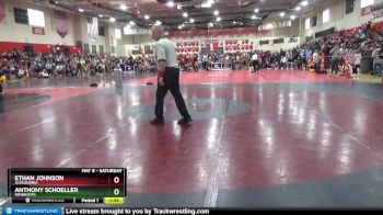 102 lbs Champ. Round 2 - Anthony Schoeller, Minnesota vs Ethan Johnson, Alexandria