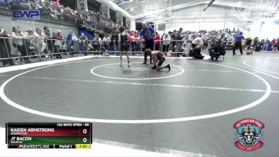 68 lbs Cons. Round 2 - Kaiden Armstrong, Hoisington vs Jt Bacon, Wildcat