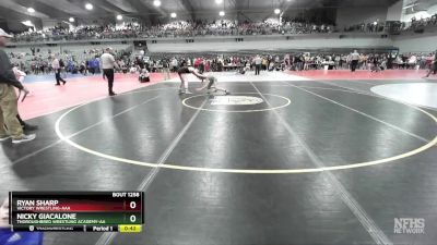 120 lbs Cons. Round 5 - Ryan Sharp, Victory Wrestling-AAA vs Nicky Giacalone, Thoroughbred Wrestling Academy-AA