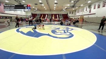 74 lbs 3rd Place - Nicolas Ilaria, Scorpions vs Carter Avery, Triumph Trained