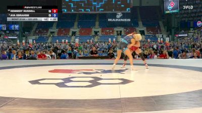 120 lbs Champ. Rd Of 32 - Kennedy Russell, CA vs Ava Ebrahimi, CA