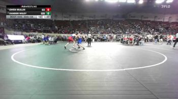 B3A-150 lbs Champ. Round 1 - Xander Wiley, Berryhill vs Gwen Mullin, Ok Christian School