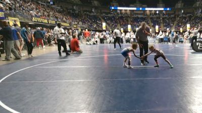 44 lbs Round Of 32 - Lennox Milliken, Mifflin County vs Andre Clark, Erie