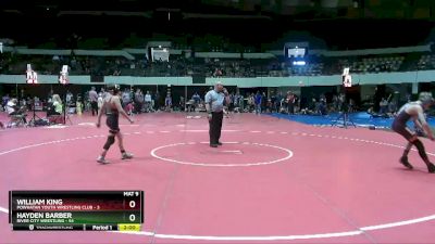 95 lbs Semifinal - William King, Powhatan Youth Wrestling Club vs Hayden Barber, River City Wrestling