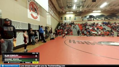 78 lbs Cons. Round 2 - Dominic Souza, Ascend Wrestling Academy vs Alan Sobolev, Ascend Wrestling Academy