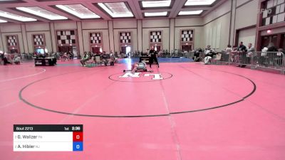150 lbs Semifinal - Griffin Walizer, Pa vs August Hibler, Nj
