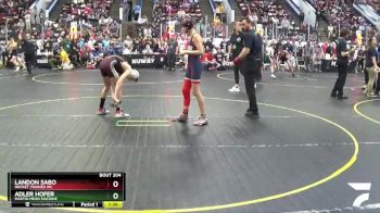 95 lbs Champ. Round 1 - Adler Hofer, Martin Mean Machine vs Landon Sabo, Rocket Trained WC