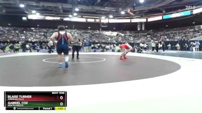 190 lbs Cons. Semi - Blaise Turner, American Falls vs Gabriel Cox, New Plymouth