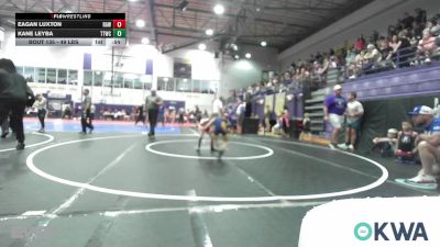 49 lbs Semifinal - Eagan Luxton, Raw Wrestling Club vs Kane Leyba, Team Tulsa Wrestling Club