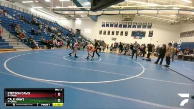 220 lbs 1st Place Match - Stetson Davis, Wyoming vs Cale Haws, Wyoming