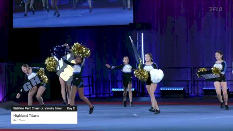 Highland Titans - Rec Cheer [2023 Sideline Perf. Cheer Jr. Varsity Small Day 2] 2023 Pop Warner National Cheer & Dance Championship