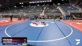 102 lbs 3rd Place Match - Xabi Hellman, Wyoming Unattached vs Evan Propes, Eastside United Wrestling Club