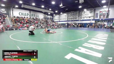 130 lbs Cons. Semi - Abigail Curtis, Temecula Valley vs Emma Fleming, Great Oak