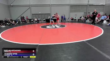 140 lbs Round 2 (8 Team) - Kaylan Hitchcock, Kansas vs Vivienne Gitke, Colorado