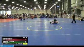 110 lbs Round 4 (6 Team) - Levi Dicksion, Oklahoma Tornados vs Carson Easlick, Ranger WC